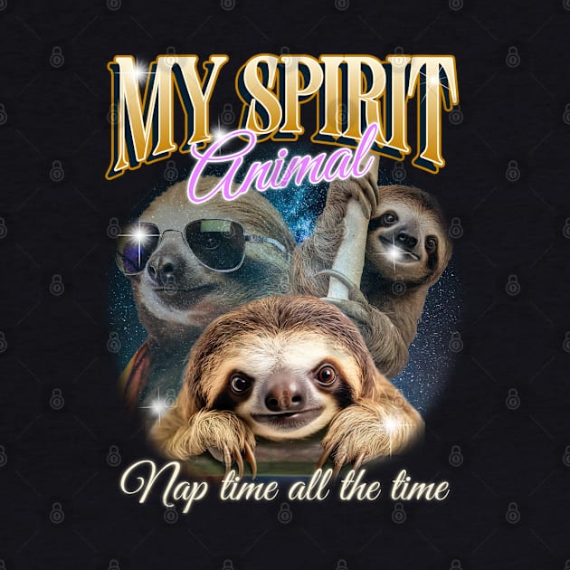 Spirit animal - sloth by BentoPrint